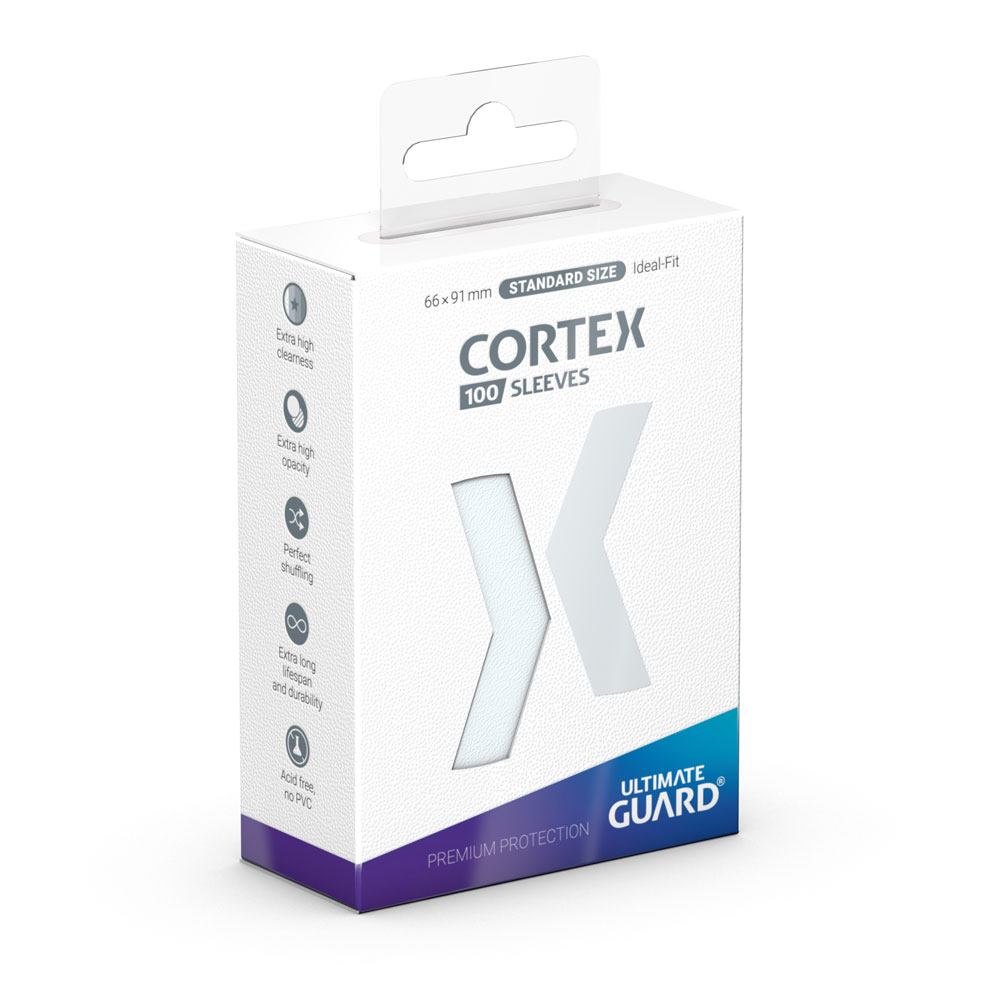 Ultimate Guard Cortex Sleeves Standard Size Transparent (100) - Loaded Dice