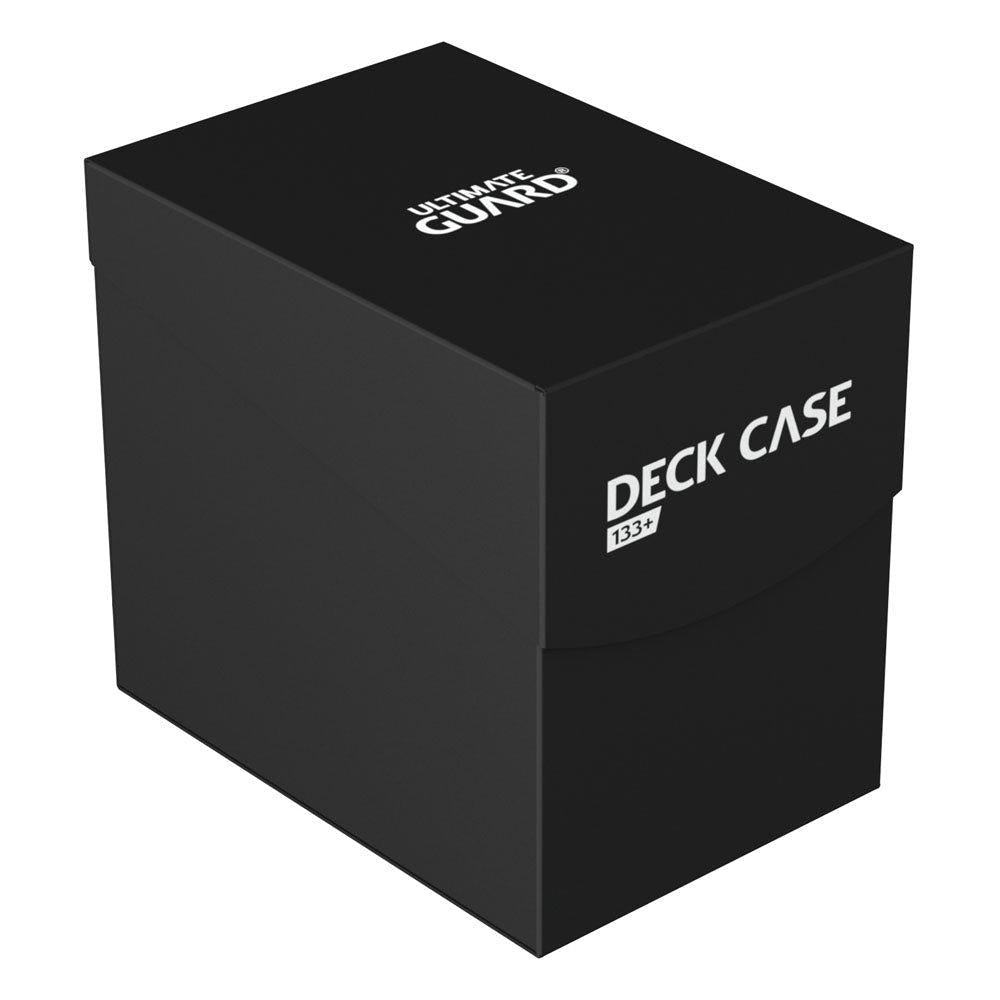 Ultimate Guard Deck Case 133+ in black, closed, closer front view