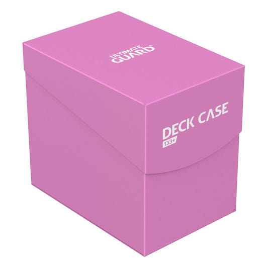 Ultimate Guard Deck Case 133+ in pink, closed, front angle