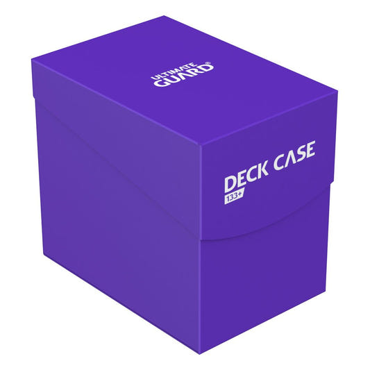 Ultimate Guard Deck Case 133+ in purple, closed, front angle