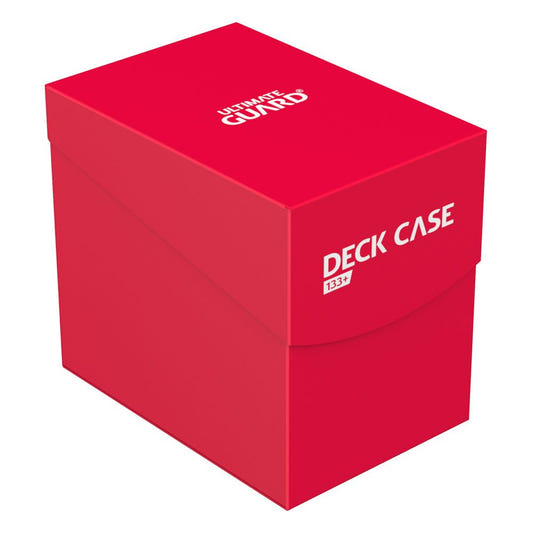 Ultimate Guard Deck Case 133+ in red, closed, front angle