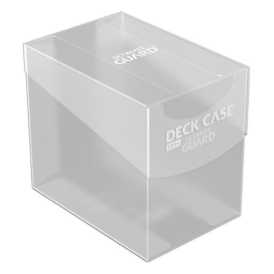 Ultimate Guard Deck Case 133+ in transparent, closed, front angle