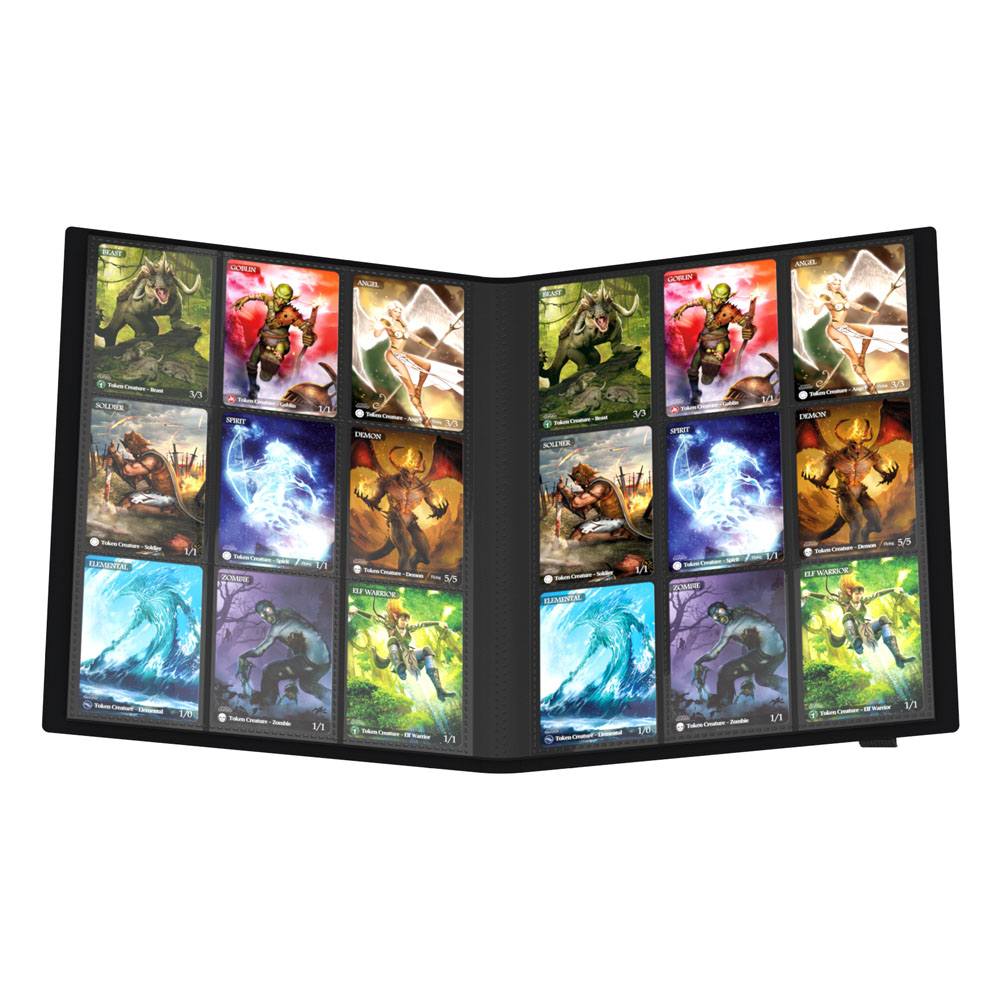 Ultimate Guard Flexxfolio 360 - 18-Pocket Black - Loaded Dice