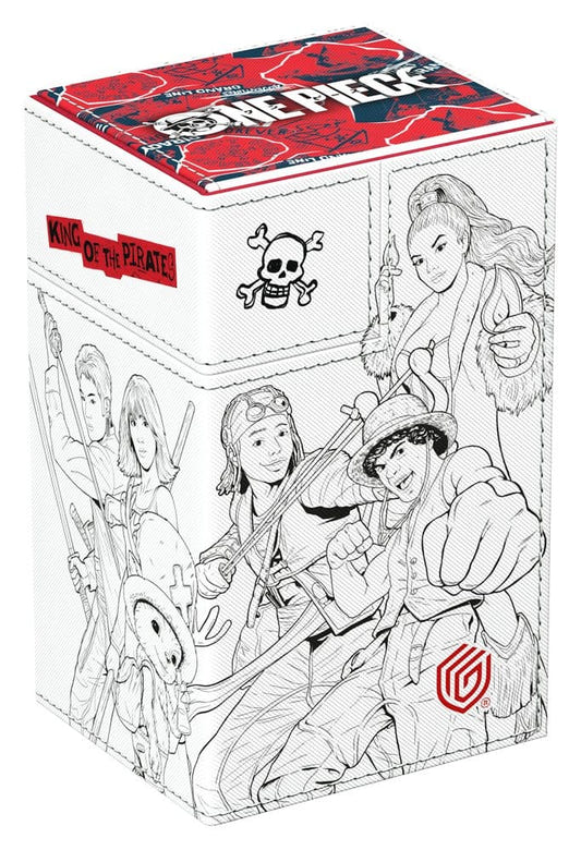 Ultimate Guard Flip'n'Tray 80+ Netflix One Piece Sketch deck box, closed, front angle