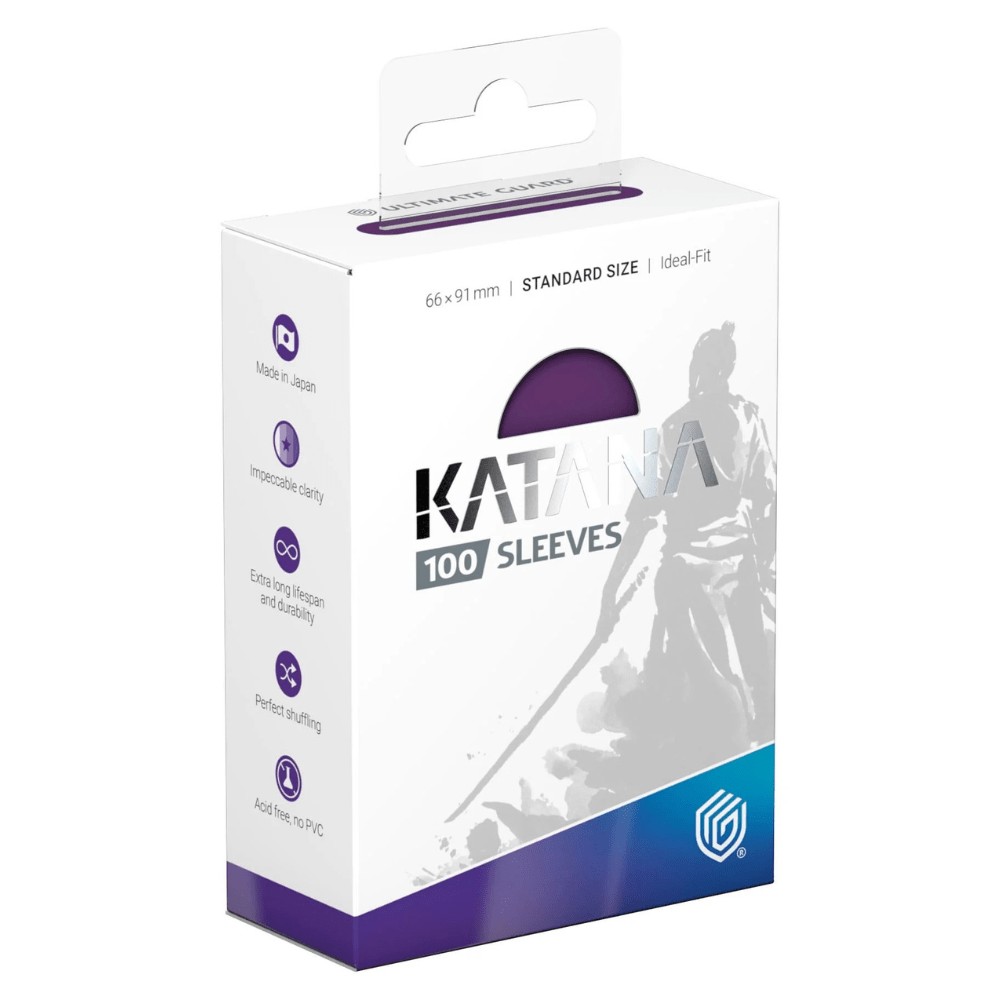 Ultimate Guard Katana Sleeves Standard Size (100) - Iris Bloom - Loaded Dice