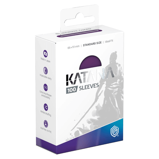 Ultimate Guard Katana Sleeves Standard Size (100) - Iris Bloom - Loaded Dice