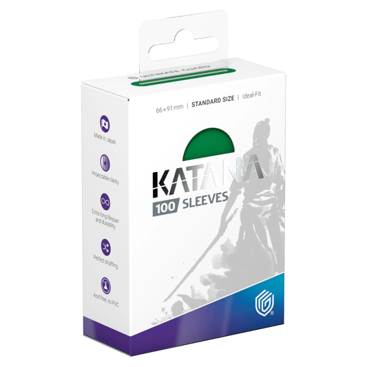 Ultimate Guard Katana Sleeves Standard Size (100) - Jade Garden - Loaded Dice