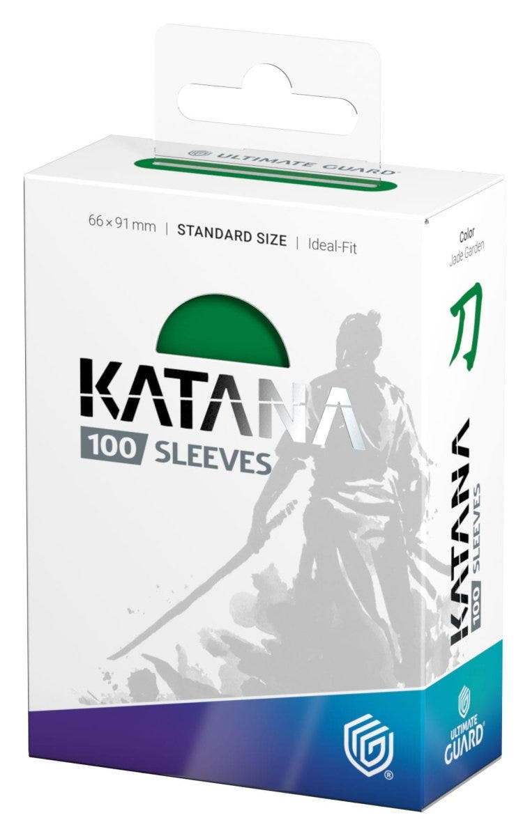Ultimate Guard Katana Sleeves Standard Size (100) - Jade Garden - Loaded Dice
