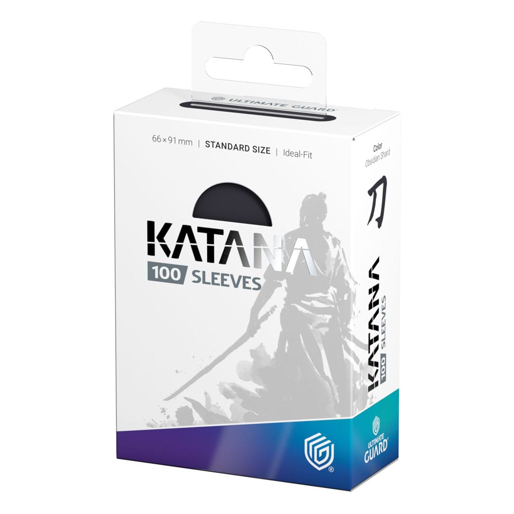 Ultimate Guard Katana Sleeves Standard Size (100) - Obsidian Shard - Loaded Dice