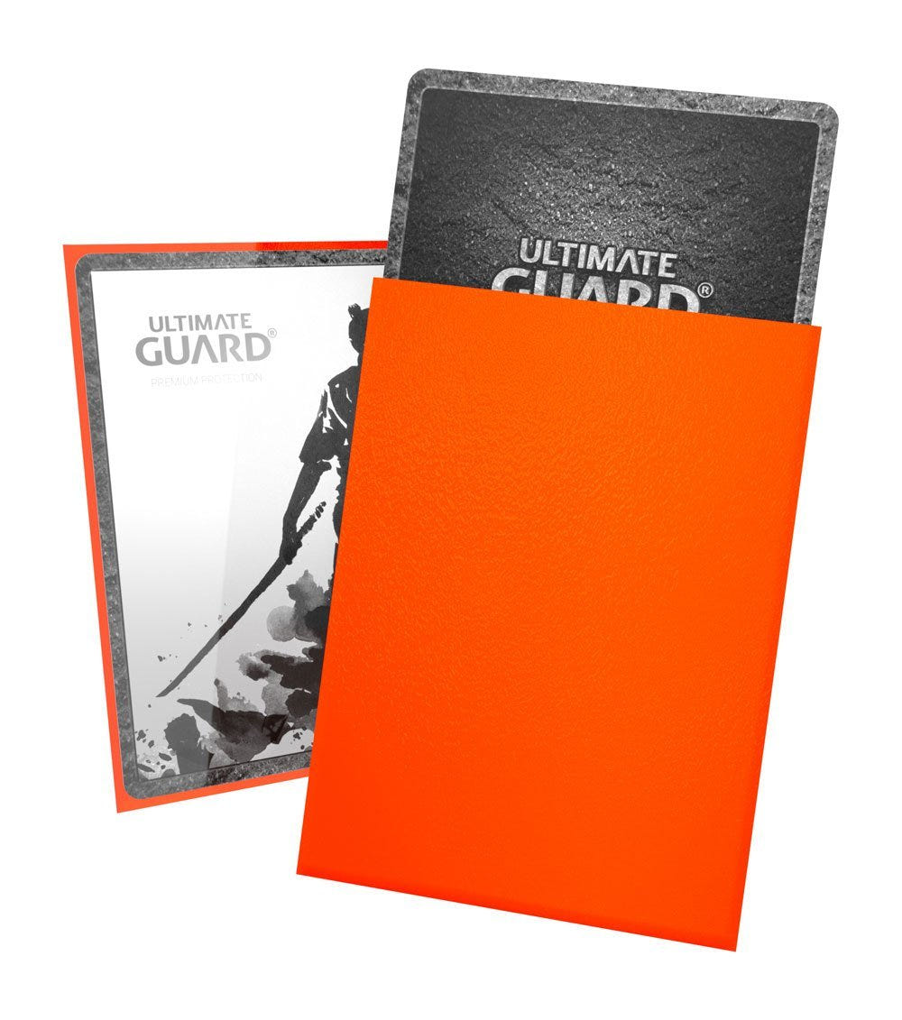 Ultimate Guard Katana Sleeves Standard Size (100) - Orange - Loaded Dice