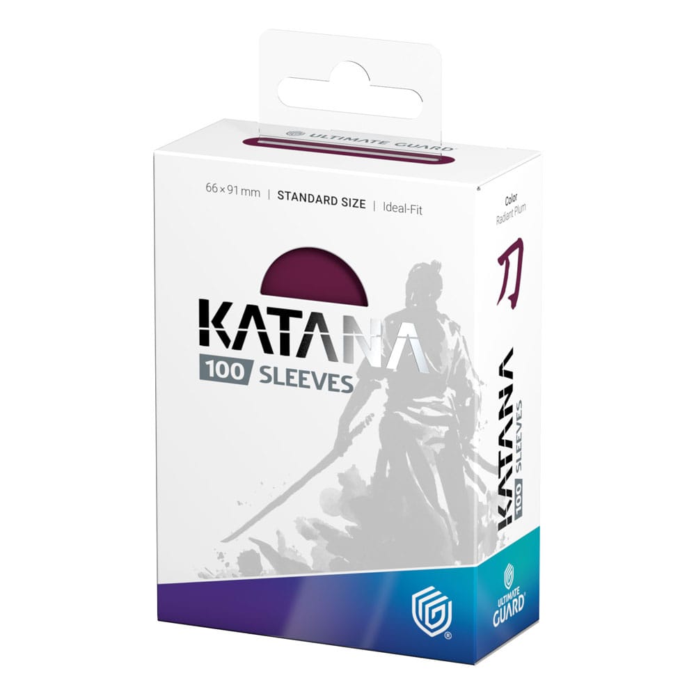 Ultimate Guard Katana Sleeves Standard Size (100) - Radiant Plum - Loaded Dice