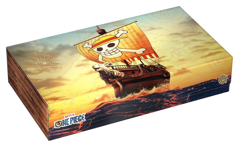 Ultimate Guard Omnihive 1000+ Netflix One Piece Going Merry box, closed, artwork lid, side angle