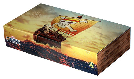 Ultimate Guard Omnihive 1000+ Netflix One Piece Going Merry box, closed, artwork lid, front angle