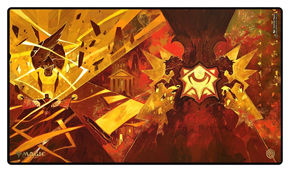 Ultimate Guard Play-Mat Magic: The Gathering "Secrets of Strixhaven" - Lorehold - Loaded Dice
