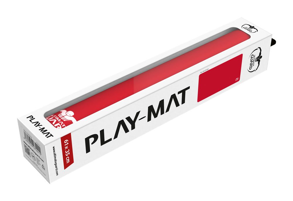 Ultimate Guard Play-Mat Monochrome Red 61 x 35cm - Loaded Dice