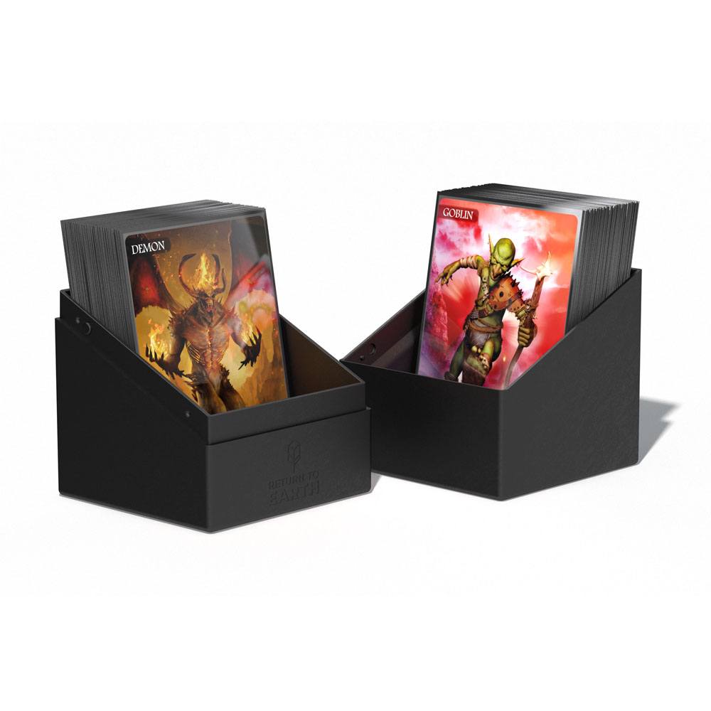 Ultimate Guard Return To Earth Boulder Deck Case 100+ Standard Size Black - Loaded Dice