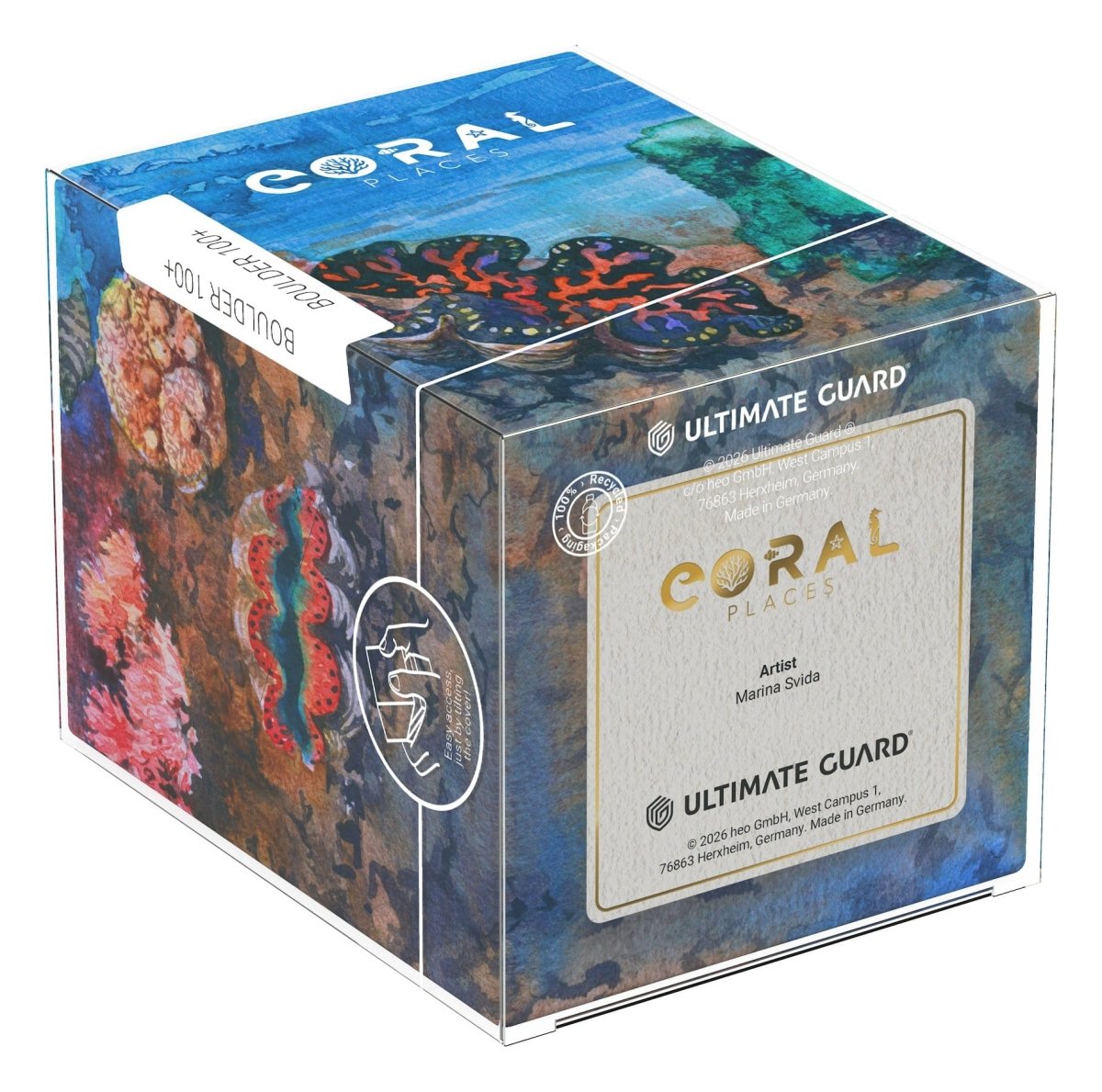Ultimate Guard RTE Boulder 100+ Coral Places - Seablue Hush - Loaded Dice
