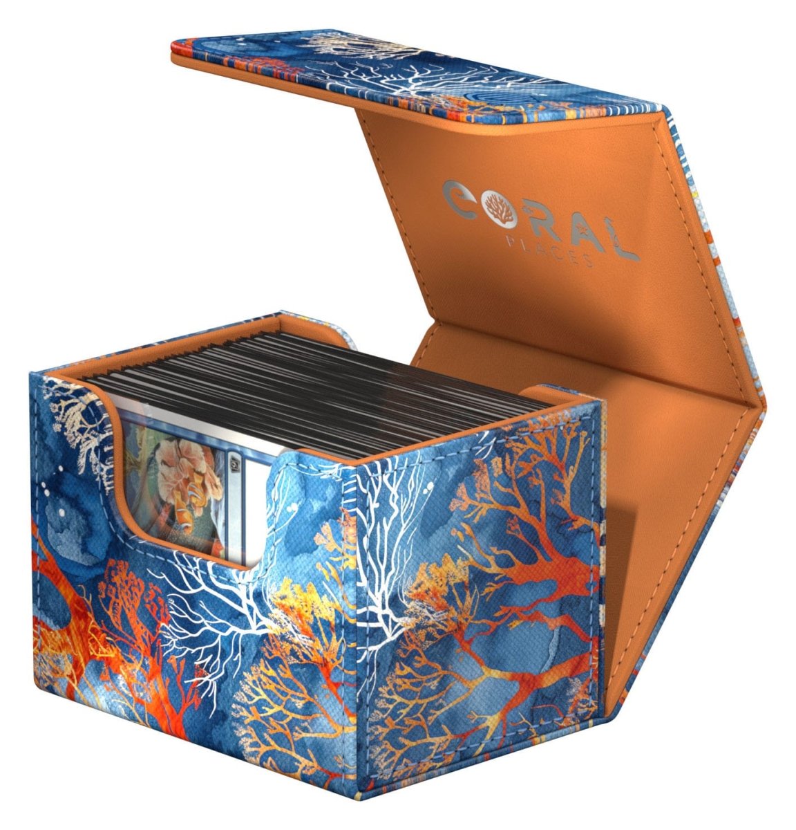 Ultimate Guard Sidewinder 100+ Xenoskin 2025 Exclusive "Coral Places" - Fiery Reef - Loaded Dice