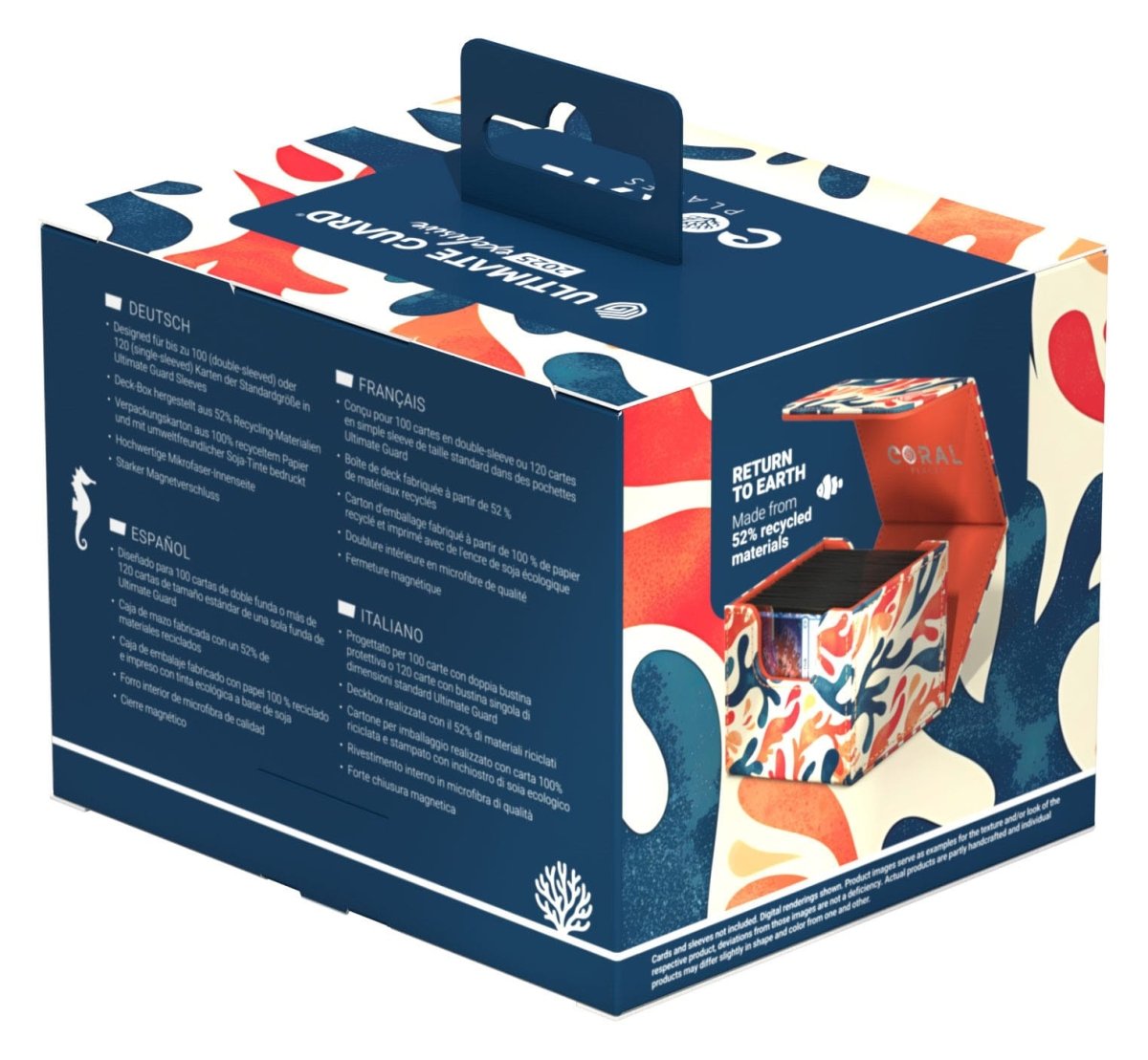 Ultimate Guard Sidewinder 100+ Xenoskin 2025 Exclusive "Coral Places" - Mellow Sea - Loaded Dice