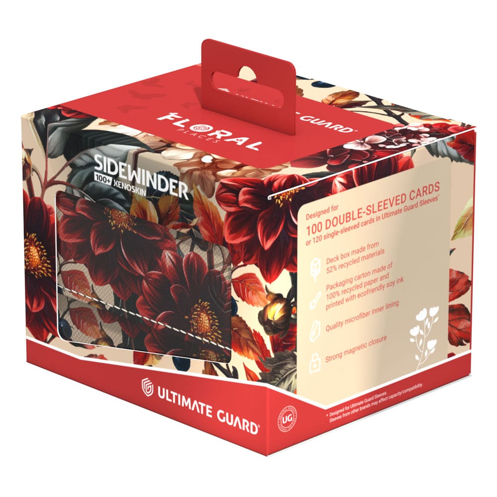 Ultimate Guard Sidewinder 100+ Xenoskin "Floral Places" - Autumn Heath - Loaded Dice