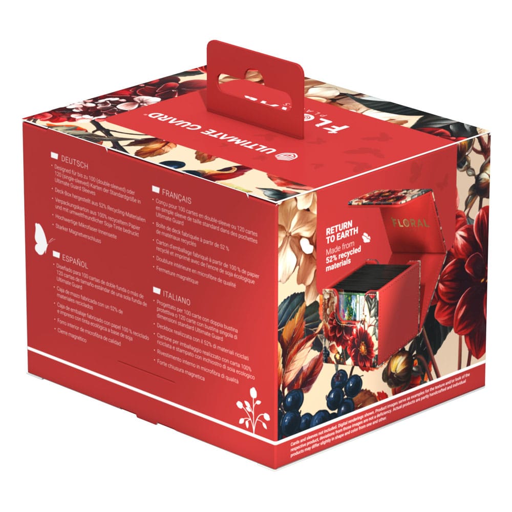 Ultimate Guard Sidewinder 100+ Xenoskin "Floral Places" - Autumn Heath - Loaded Dice
