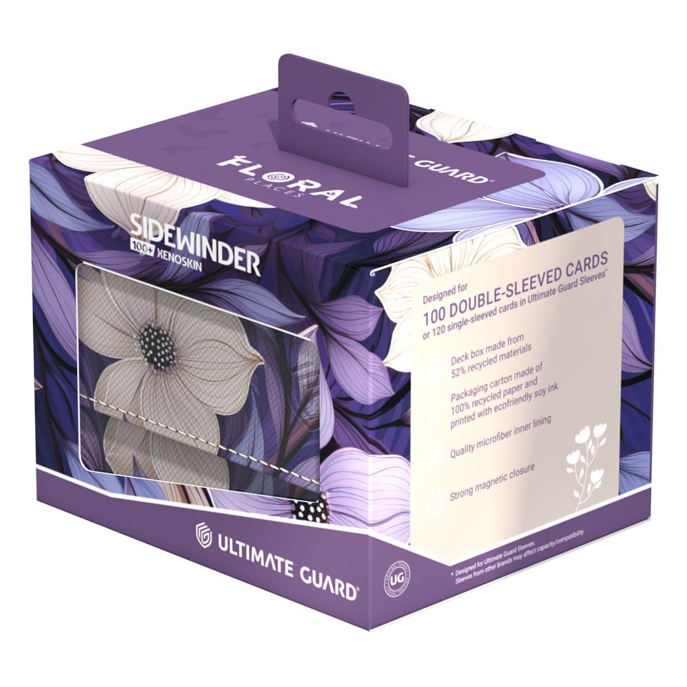 Ultimate Guard Sidewinder 100+ Xenoskin "Floral Places" - Moonlit Glen - Loaded Dice