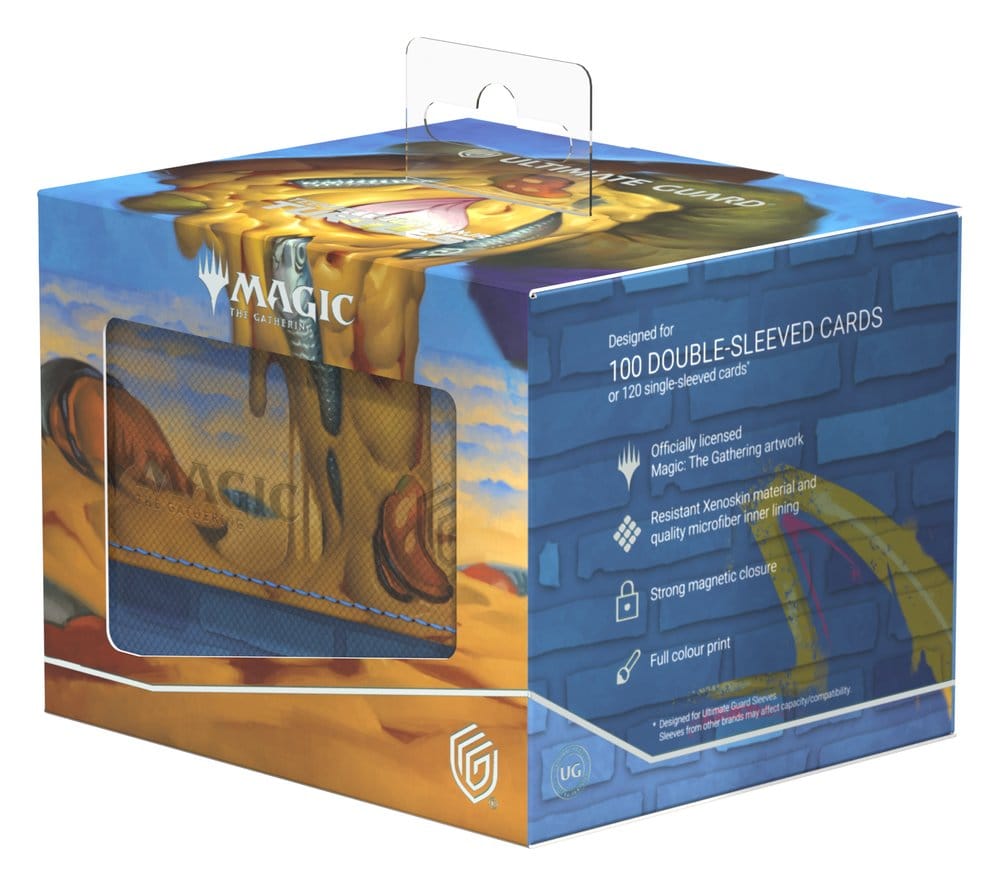 Ultimate Guard Sidewinder 100+ MTG x TMNT Island deck box, retail packaging front with window
