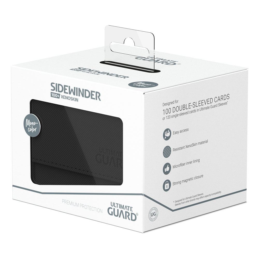 Ultimate Guard Sidewinder 100+ XenoSkin Monocolor Black - Loaded Dice