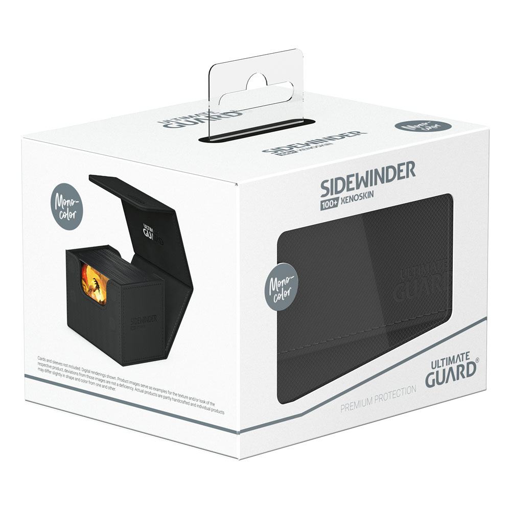 Ultimate Guard Sidewinder 100+ XenoSkin Monocolor Black - Loaded Dice