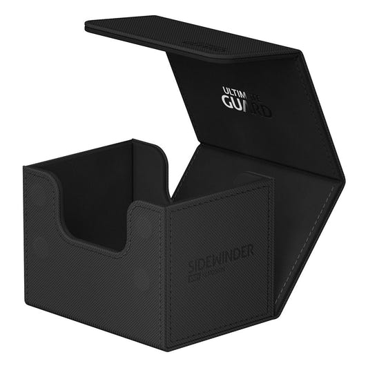Ultimate Guard Sidewinder 100+ XenoSkin Monocolor Black - Loaded Dice
