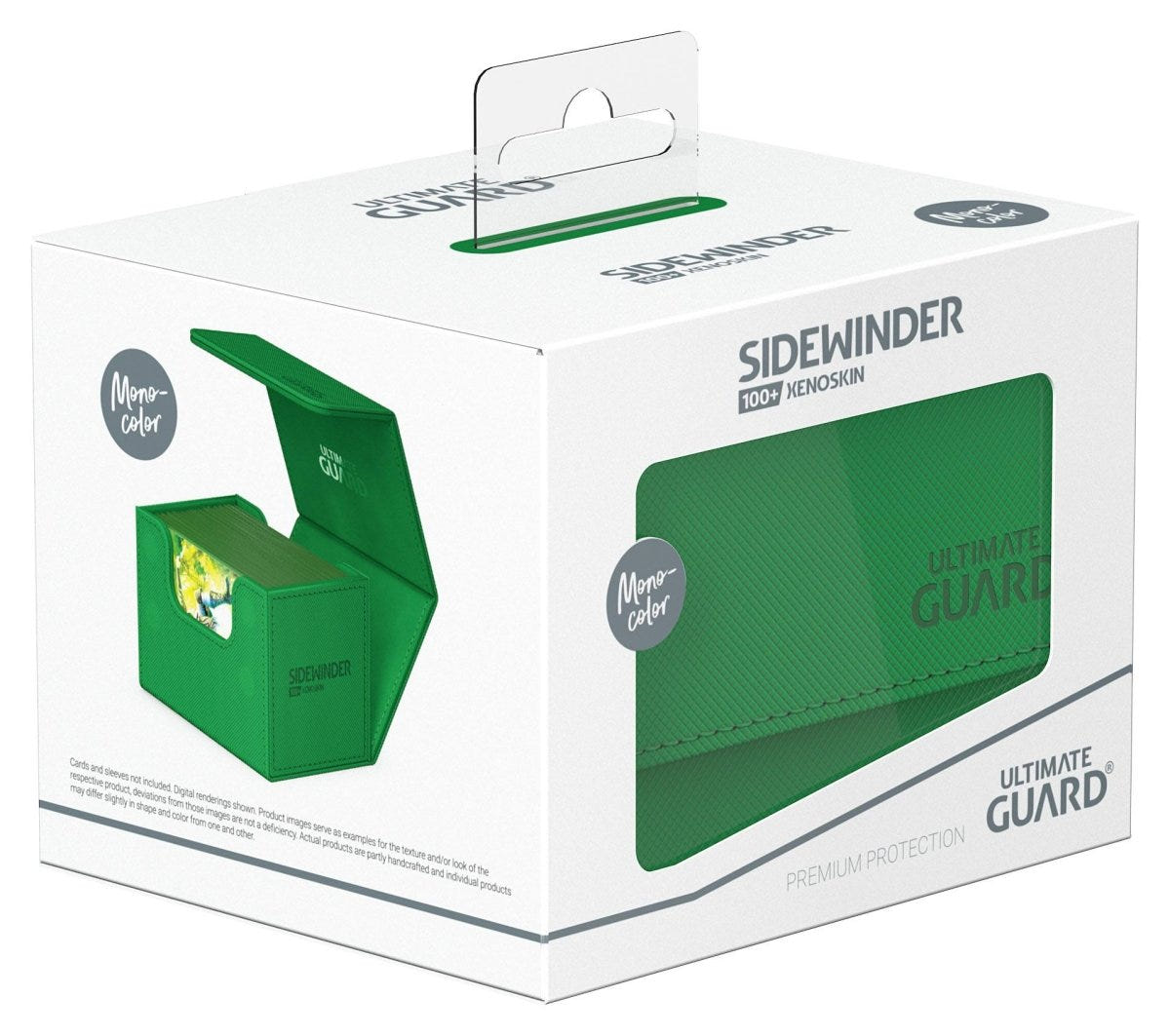 Ultimate Guard Sidewinder 100+ XenoSkin Monocolor Green - Loaded Dice