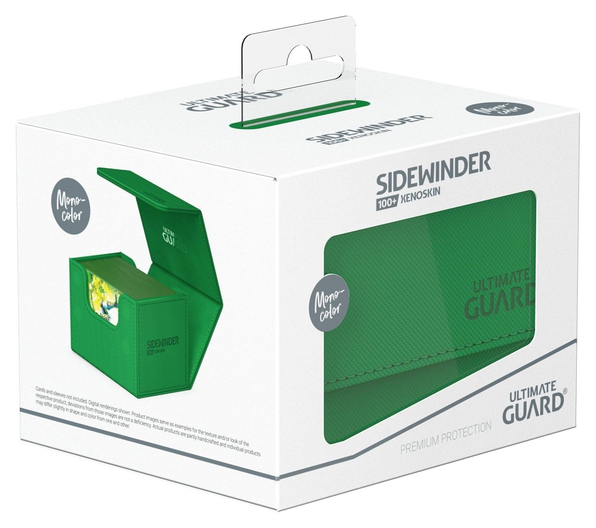 Ultimate Guard Sidewinder 100+ XenoSkin Monocolor Green - Loaded Dice