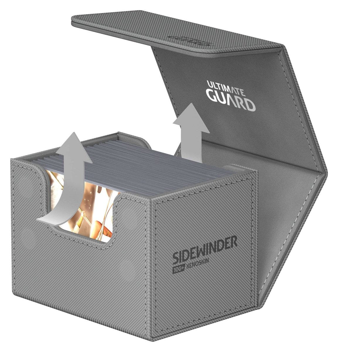 Ultimate Guard Sidewinder 100+ XenoSkin Monocolor Grey - Loaded Dice