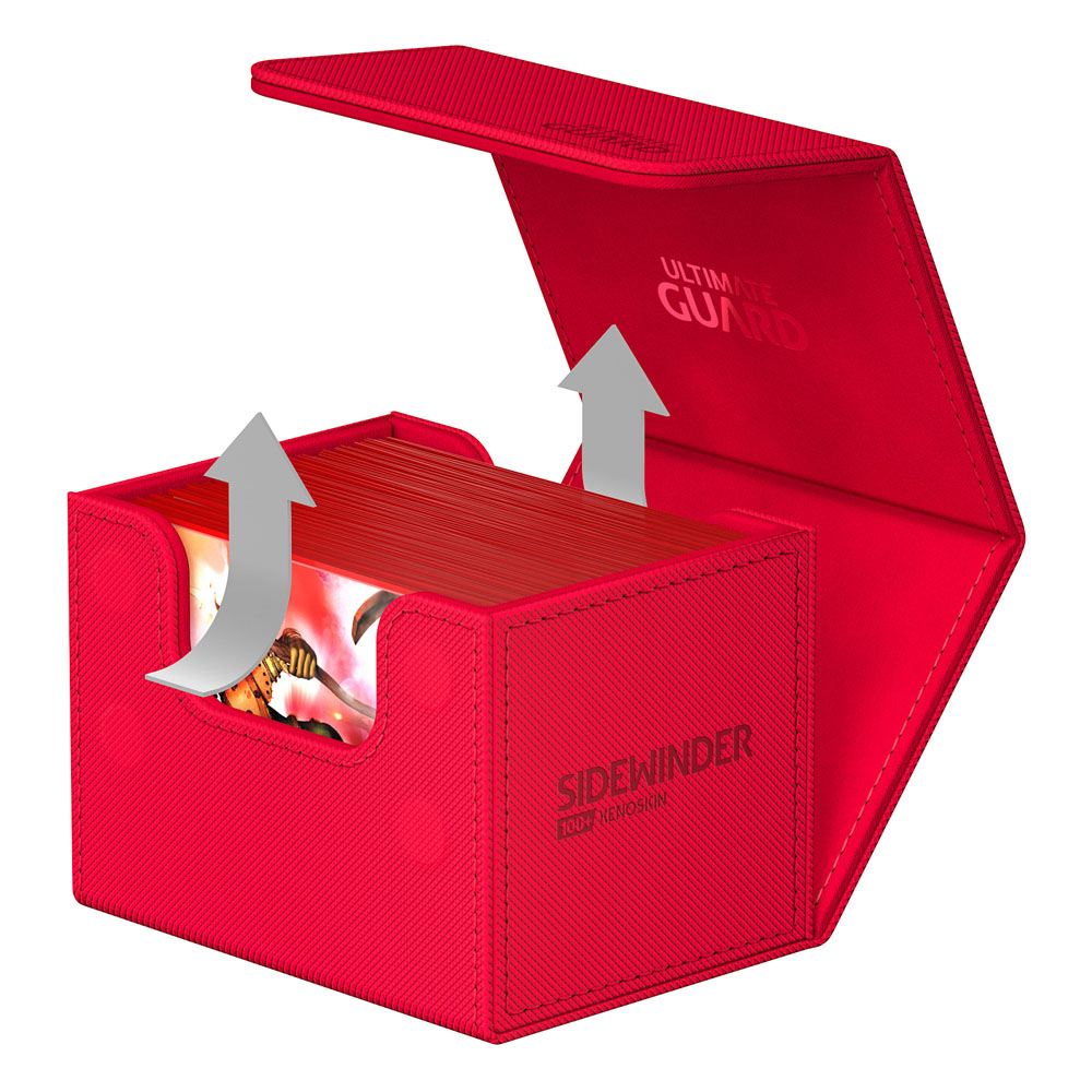 Ultimate Guard Sidewinder 100+ XenoSkin Monocolor Red - Loaded Dice