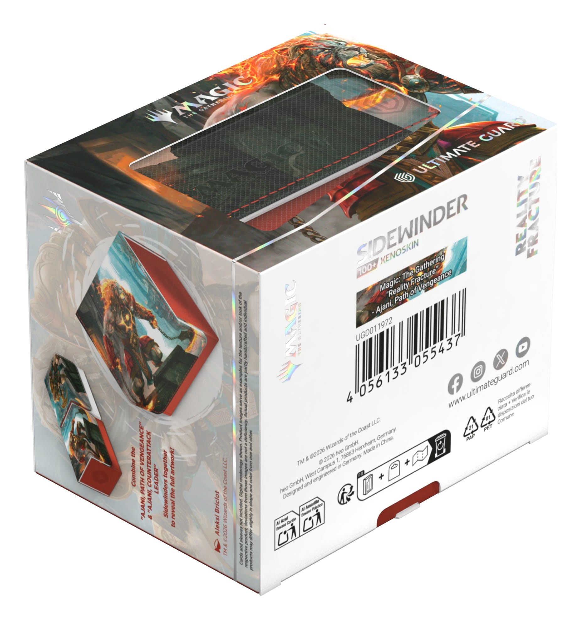 Ultimate Guard Sidewinder 100+ Xenoskin - MTG Reality Fracture - Ajani, Path of Vengeance