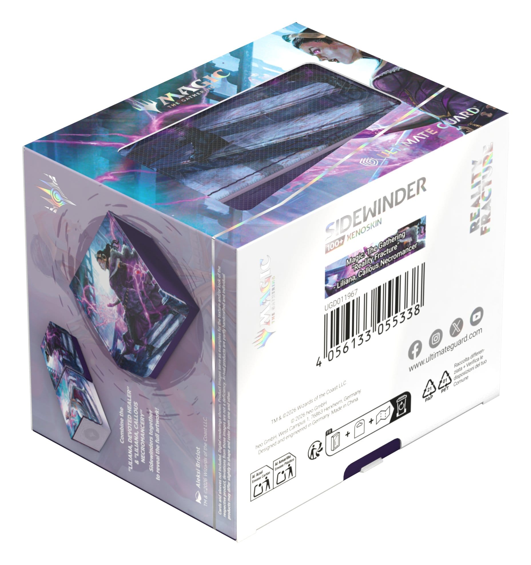 Ultimate Guard Sidewinder 100+ Xenoskin - MTG Reality Fracture - Liliana, Callous Necromancer