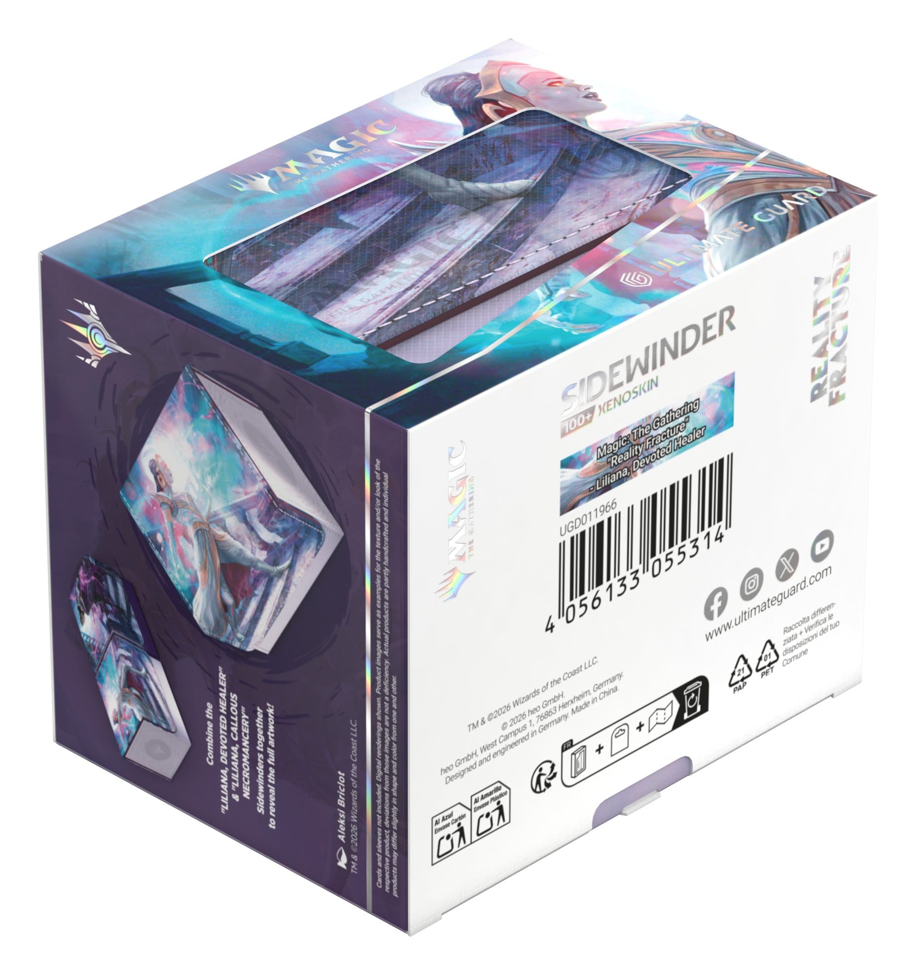 Ultimate Guard Sidewinder 100+ Xenoskin - MTG Reality Fracture - Liliana, Devoted Healer
