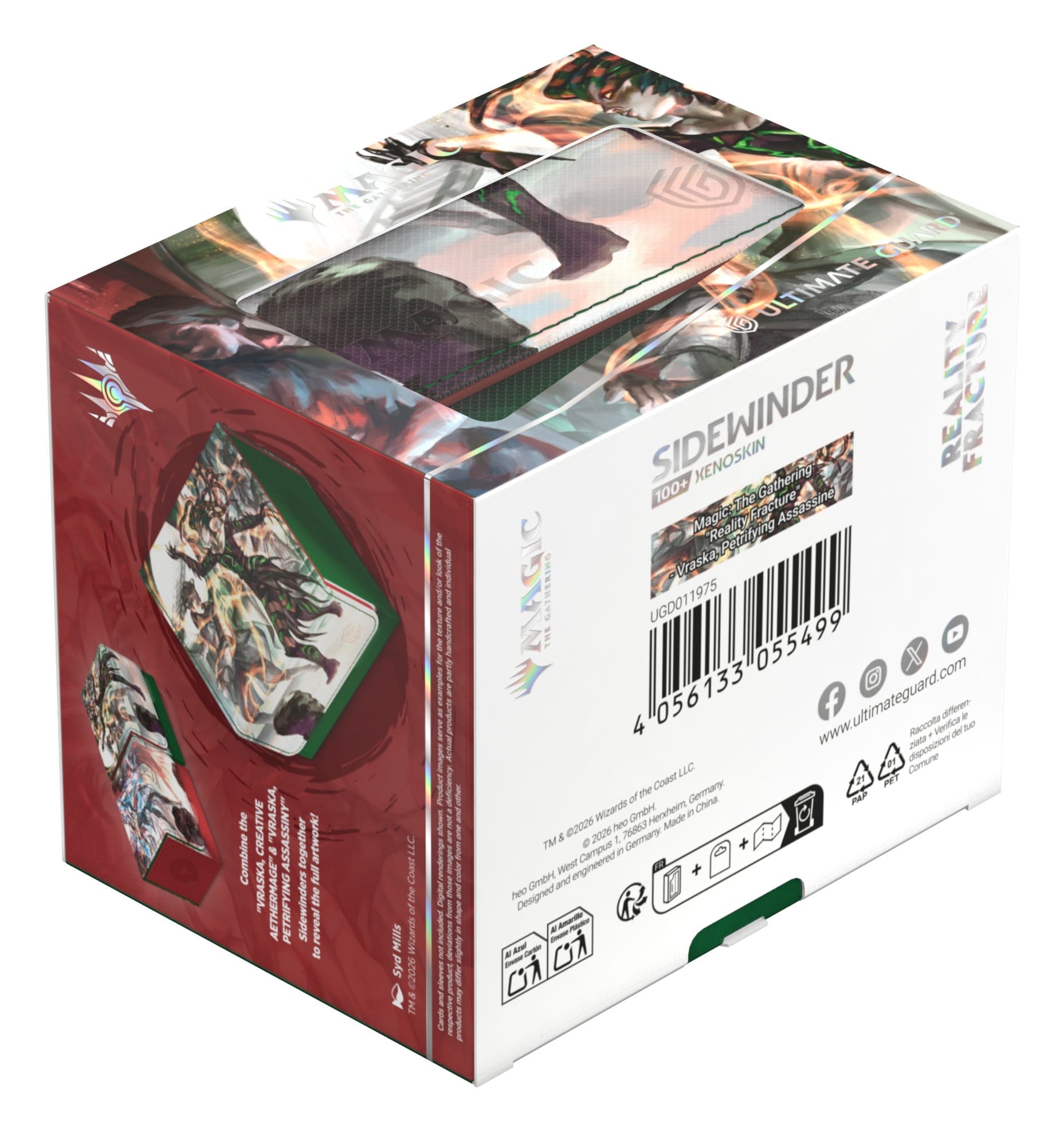 Ultimate Guard Sidewinder 100+ Xenoskin - MTG Reality Fracture - Vraska, Petrifying Assassin