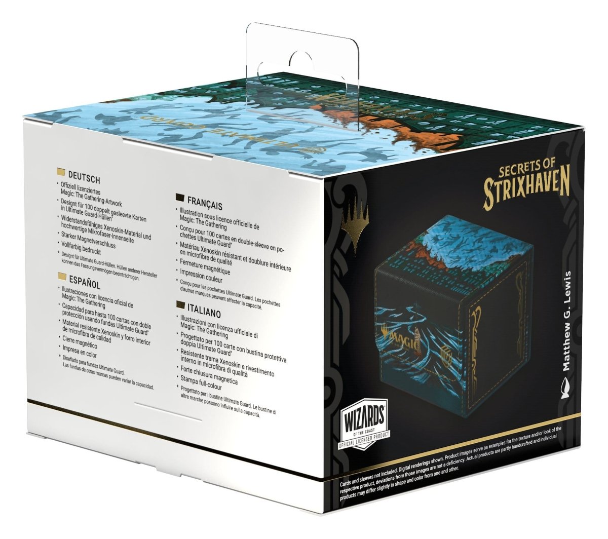 Ultimate Guard Sidewinder 100+ Xenoskin MTG "Secrets of Strixhaven" - Cyclonic Rift - Loaded Dice
