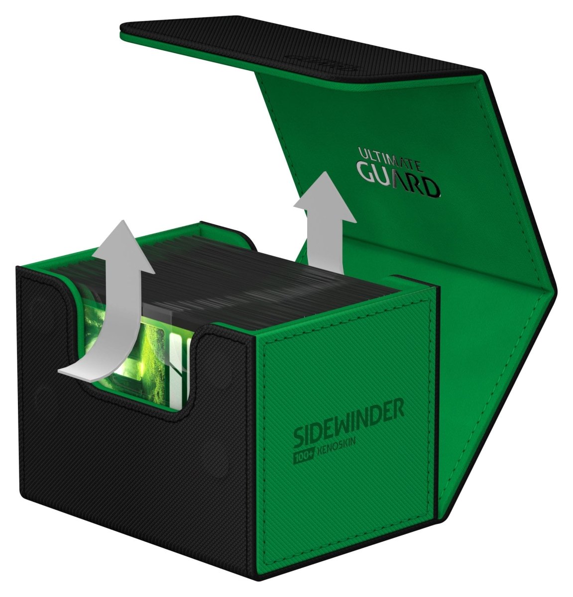 Ultimate Guard Sidewinder 100+ Xenoskin Synergy - Black/Green - Loaded Dice