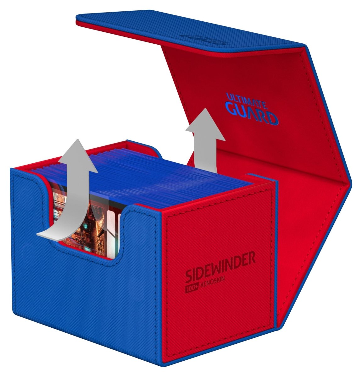 Ultimate Guard Sidewinder 100+ Xenoskin Synergy - Blue/Red - Loaded Dice