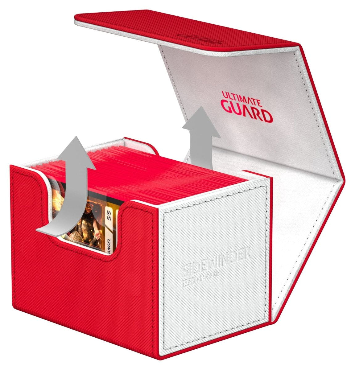 Ultimate Guard Sidewinder 100+ Xenoskin Synergy - Red/White - Loaded Dice