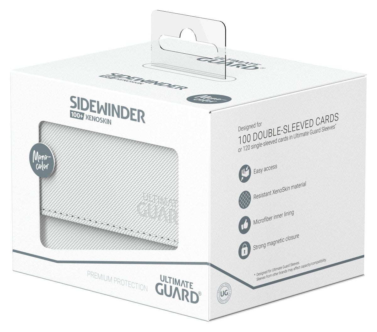 Ultimate Guard Sidewinder 100+ Xenoskin - White - Loaded Dice