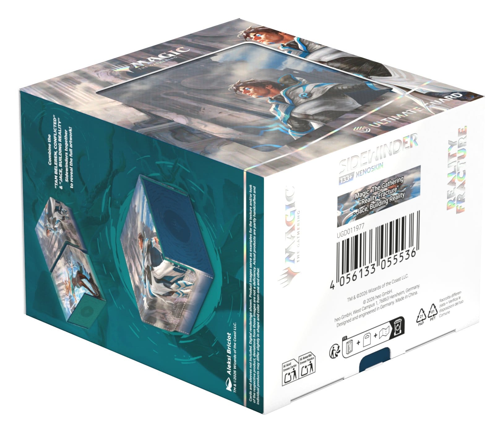 Ultimate Guard Sidewinder 133+ Xenoskin - MTG Reality Fracture - Jace, Building Reality