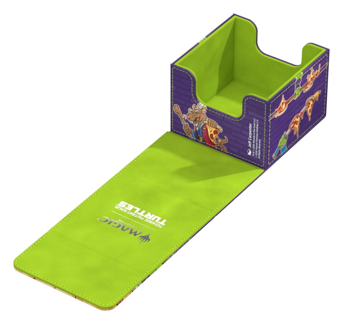 Ultimate Guard Sidewinder 133+ Xenoskin MTG | TMNT - Pizza Box - Loaded Dice