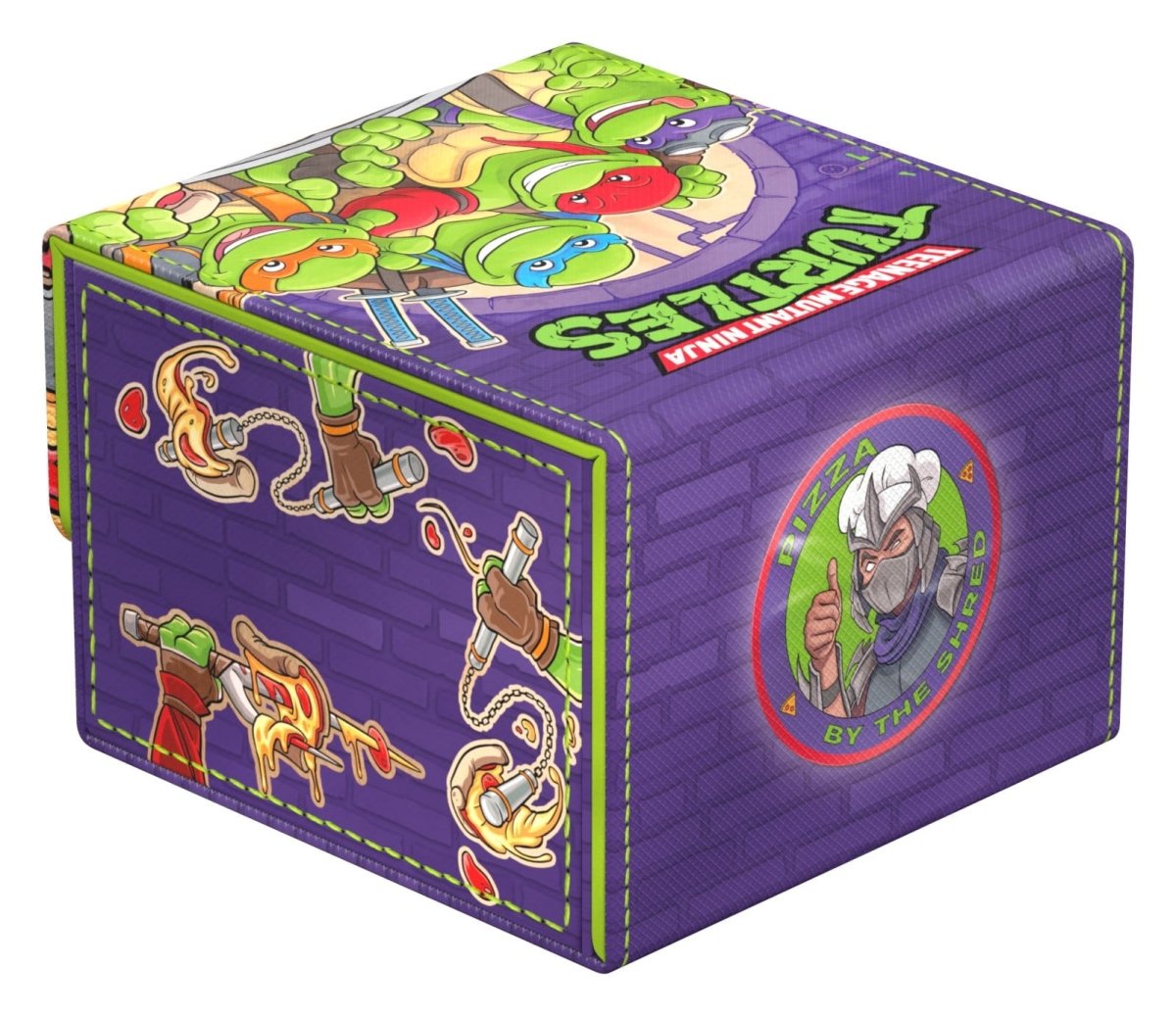 Ultimate Guard Sidewinder 133+ Xenoskin MTG | TMNT - Pizza Box - Loaded Dice