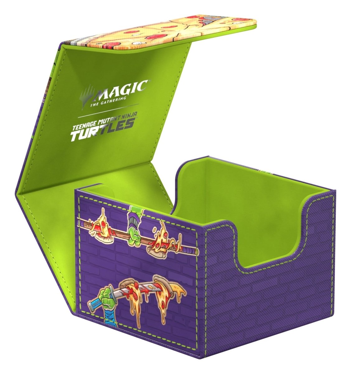Ultimate Guard Sidewinder 133+ Xenoskin MTG | TMNT - Pizza Box - Loaded Dice