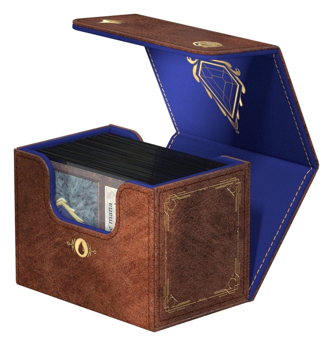 Mox Sapphire Sidewinder 80+ open with cards inside