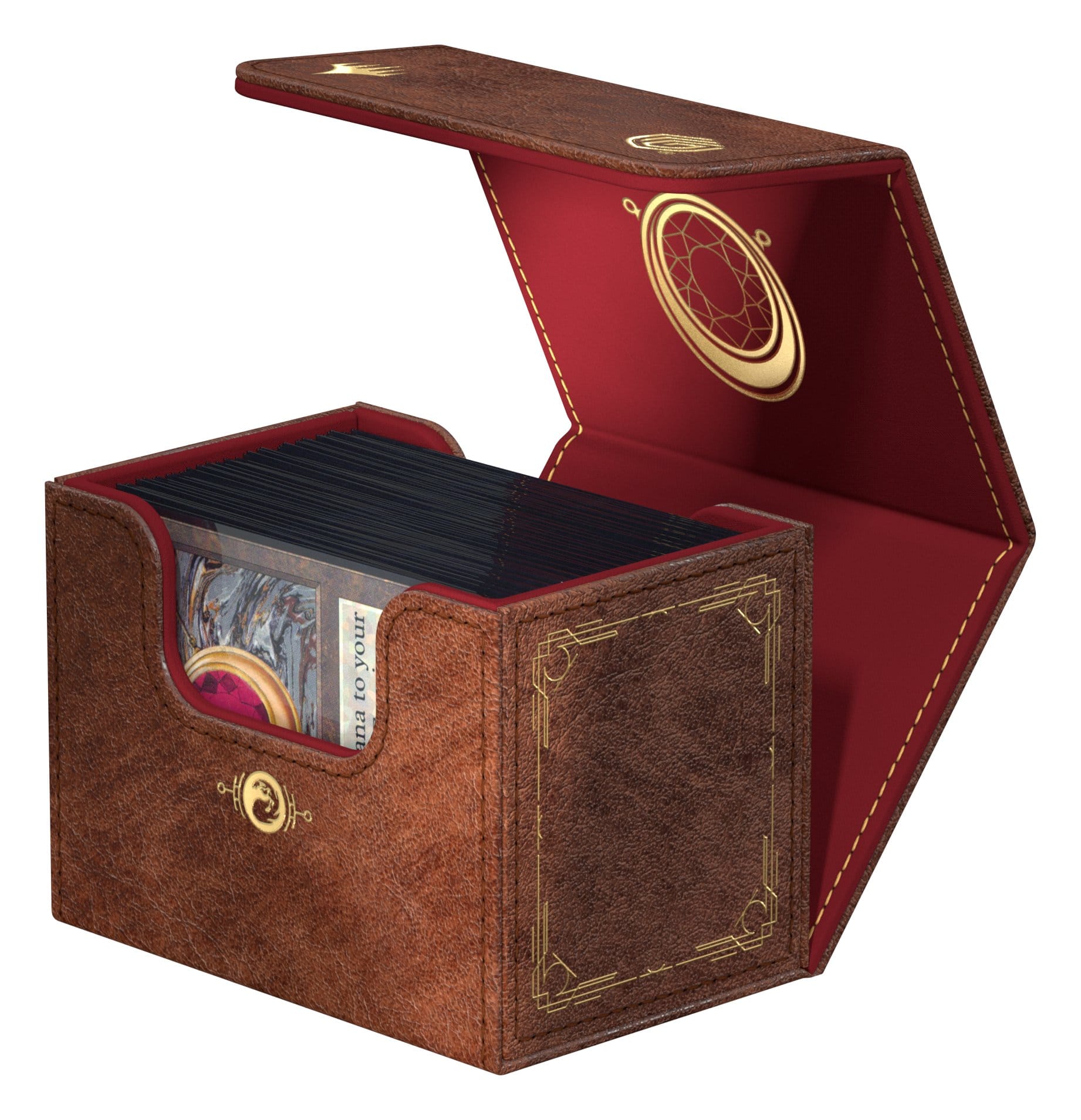 Mox Ruby Sidewinder 80+ open with cards inside