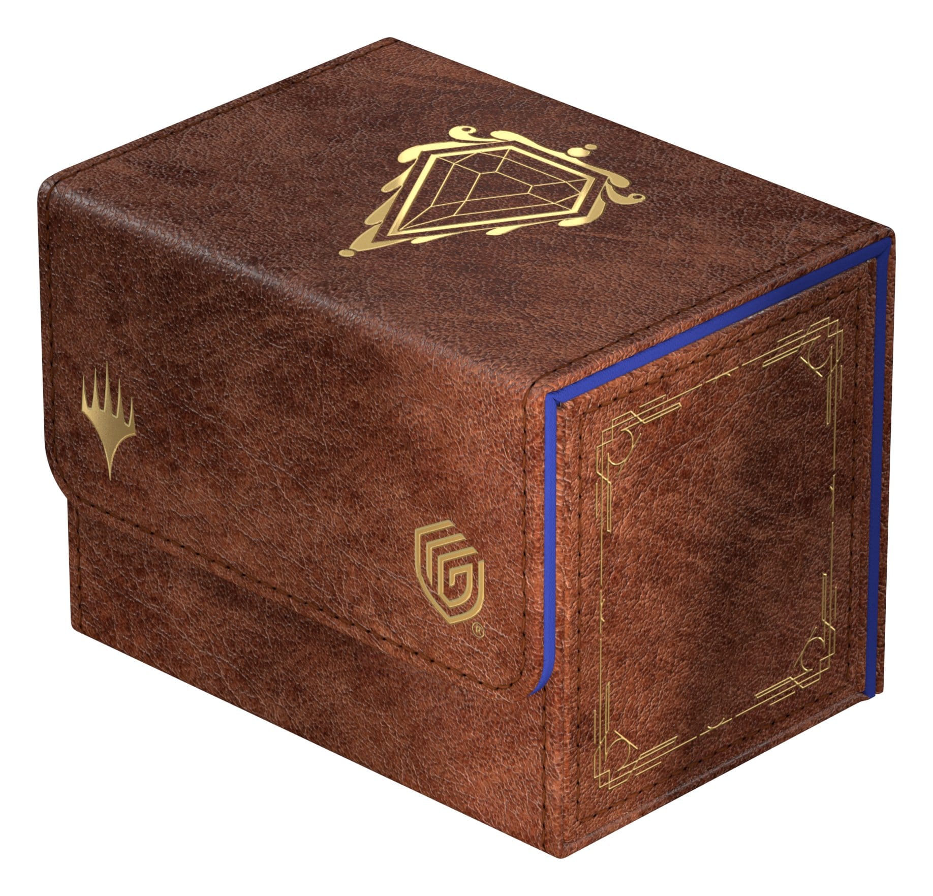 Ultimate Guard Sidewinder 80+ Mox Sapphire deck case, closed